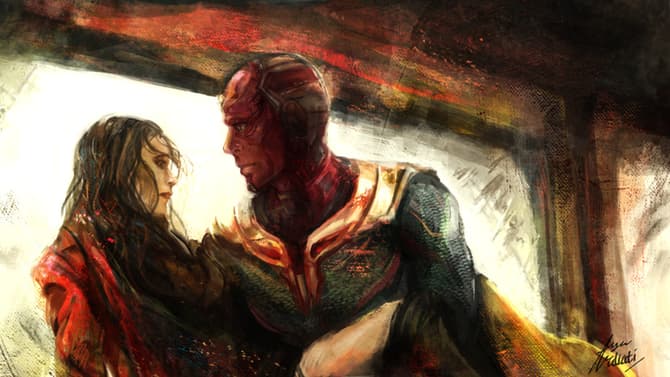 Elizabeth Olsen On The Connection Between Vision And Scarlet Witch In CAPTAIN AMERICA: CIVIL WAR