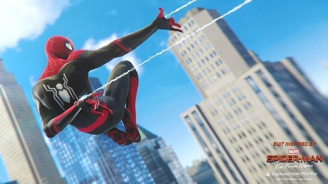 SPIDER-MAN: FAR FROM HOME Upgrade & Stealth Suits Are Coming To SPIDER-MAN PS4 For Free