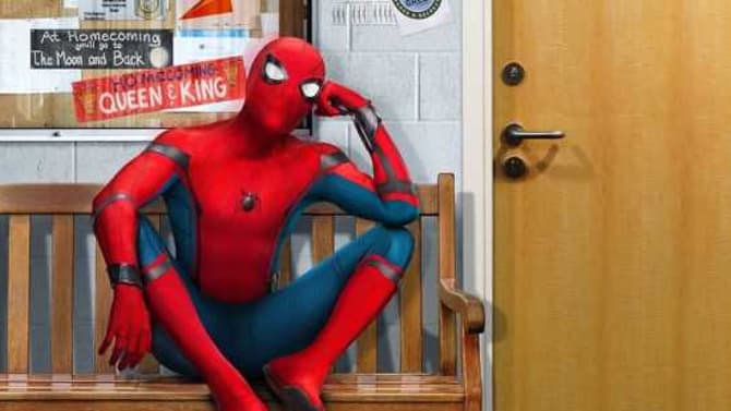 SPIDER-MAN: HOMECOMING EW Cover Finds Tom Holland's Webhead Taking A Load Off Above The City Streets