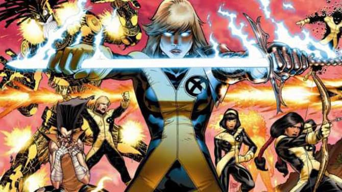 NEW MUTANTS Director Josh Boone Unveils The X-MEN Spinoff's Bloody Logo As Production Winds Down