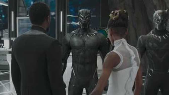 New AVENGERS 4 Set Photos See The Arrival Of Chadwick Boseman's Black Panther And Letitia Wright's Shuri