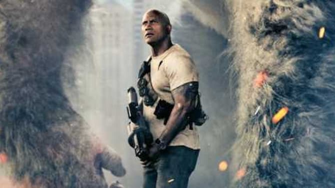 RAMPAGE Trailer Finds Dwayne &quot;The Rock&quot; Johnson Taking On Some Fantastic Beasts Of His Own