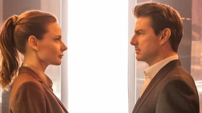 MISSION: IMPOSSIBLE - FALLOUT Photo Reunites Ethan Hunt & Ilsa Faust; Tom Cruise Reveals His Biggest Stunt Yet