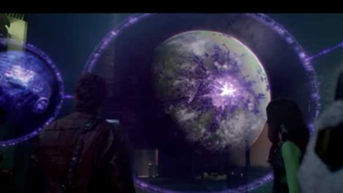 Did Titan and a young Thanos appear in the Guardians of the Galaxy?