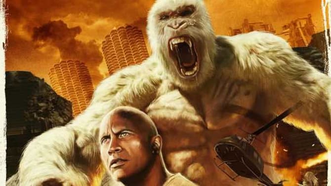 RAMPAGE: George Breaks Out In The First Official Clip From Dwayne Johnson's Latest; Plus Three New Posters