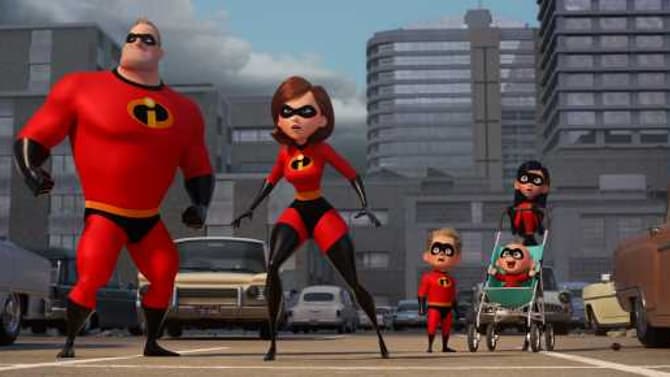 Funny New INCREDIBLES 2 Poster Features The Parr Family Displaying Their Superhero Tan-Lines