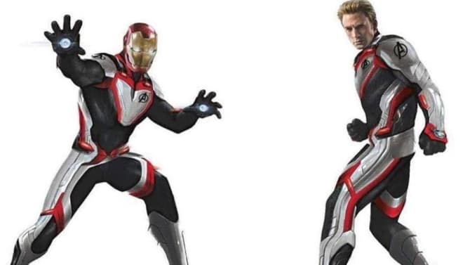 AVENGERS 4 Promotional Art Puts Earth's Mightiest Heroes In Fresh New Red-And-Silver Quantum Realm Suits