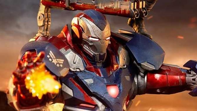 AVENGERS: ENDGAME - Take A Detailed Look At War Machine's Badass Iron Patriot Armor From The Final Battle