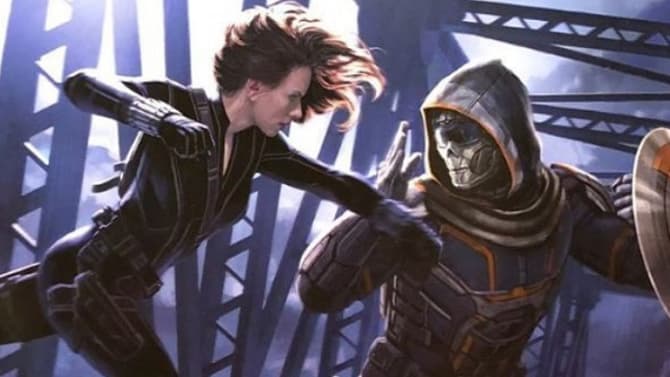 BLACK WIDOW Promo Art Leaks Online Featuring Natasha's New Suit And A Fresh Look At Taskmaster