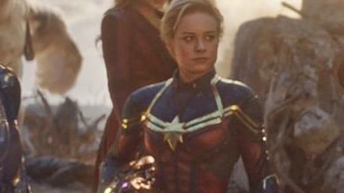 AVENGERS: ENDGAME Concept Art Reveals An Amazing Look At CAPTAIN MARVEL's New Suit