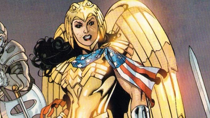 WONDER WOMAN 1984 Promo Art Reveals The Helmet Diana Prince Will Don With Her Golden Eagle Armor