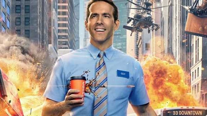 FREE GUY Trailer And Poster See Ryan Reynolds Go From NPC To A Full-Blown Video Game Action Hero