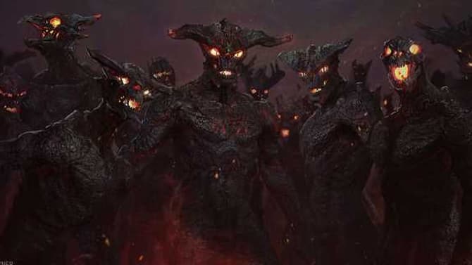 THOR: RAGNAROK Concept Art Reveals Shocking New Designs For Surtur, Hela, And The Rest Of The Eclectic Cast