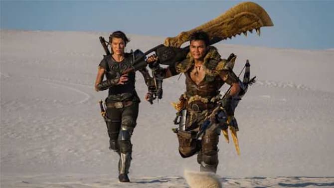 MONSTER HUNTER Stars Milla Jovovich And Tony Jaa Are Prepared For Battle In New Posters For Upcoming Film