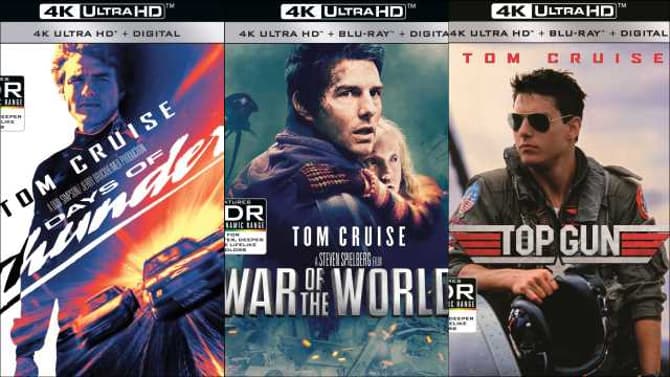 Tom Cruise's WAR OF THE WORLDS, DAYS OF THUNDER & TOP GUN Getting The 4K Ultra HD Treatment This Summer