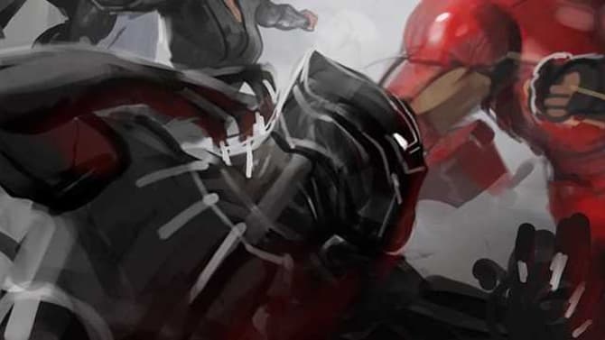 CAPTAIN AMERICA: CIVIL WAR Concept Art Features An Epic Battle Between Team Cap And Team Iron Man