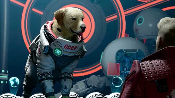 MARVEL'S GUARDIANS OF THE GALAXY: New Cinematic Introduces Cosmo The Space Dog