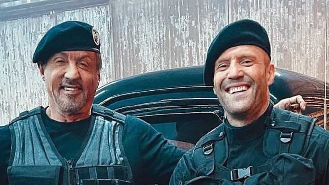 EXPENDABLES 4: Sylvester Stallone & Jason Statham Reunite On The Set Of The Action Sequel