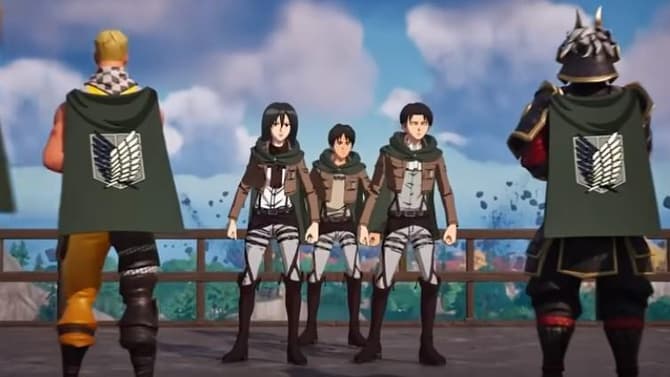 ATTACK ON TITAN X FORTNITE Collab Releases New Gear Details