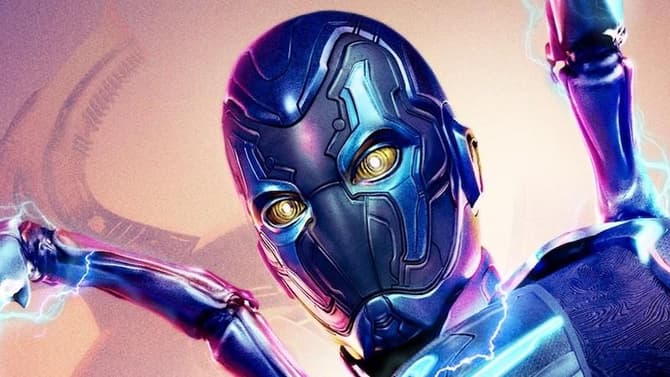 BLUE BEETLE TV Spot Unleashes The Movie's Villain And Teases Jaime Reyes' Superhero Transformation