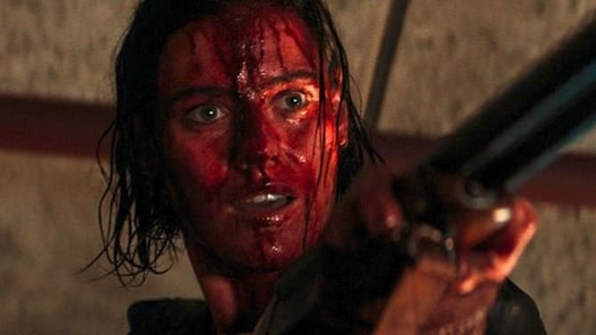 Evil Dead Rise Director Shares a Gruesomely Bloody Set Photo