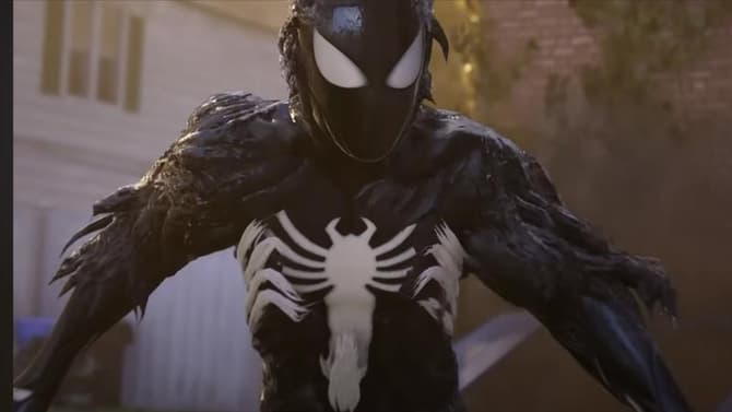 NEW INSOMNIAC MARVEL'S SPIDER-MAN 2 Clip Features Symbiote Spider-Man Interacting With Kraven The Hunter