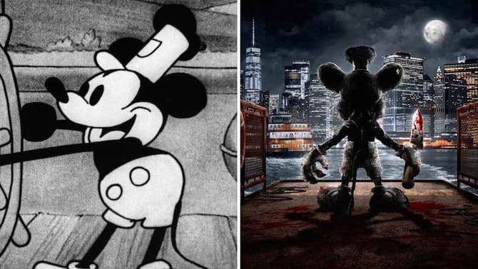 Disney's STEAMBOAT WILLIE Has Entered The Public Domain And Already Spawned Horror Movies And Video Games