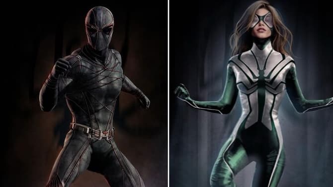 MADAME WEB Concept Art Reveals Best Look Yet At Costumes Worn By Araña And Ezekiel Sims