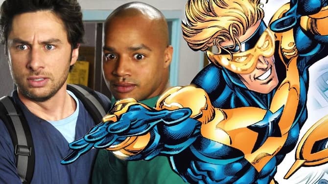LEGENDS OF TOMORROW Showrunner Confirms SCRUBS Star Zach Braff Was Eyed To Voice Booster Gold's Skeets