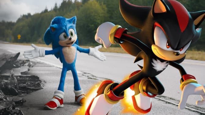 SONIC THE HEDGEHOG 3 Banner Reveals A First Look At The Threequel's Heroes And Keanu Reeves' Shadow