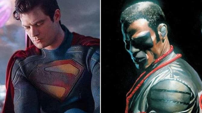 SUPERMAN Set Photos Reveal Best Look Yet At The Man Of Steel & Mr. Terrific Along With New Costume Detail