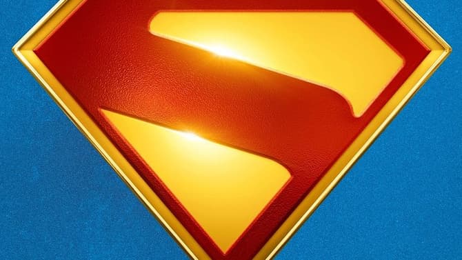 SUPERMAN: James Gunn Unveils Official Logo For The Movie One Year Before It Swoops Into Theaters