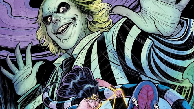 BEETLEJUICE Meets Michael Keaton's BATMAN On Awesome New DC Comics Variant Covers