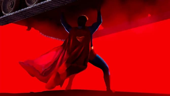 SUPERMAN Rumor May Explain Crowd Reaction To The Man Of Steel In Recent Set Video - SPOILERS