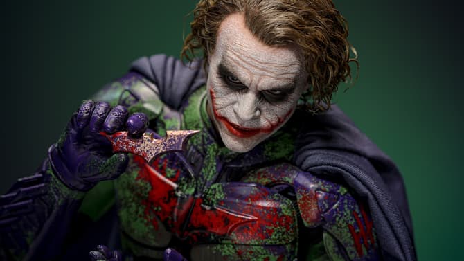 THE DARK KNIGHT: New Hot Toys Figure Gives Heath Ledger's Joker His Own Twisted Version Of The Batsuit