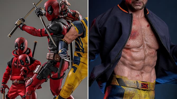 DEADPOOL & WOLVERINE Deadpool Corps Hot Toys Show Concept Cut From Movie; Spoilery New Logan Figure Revealed