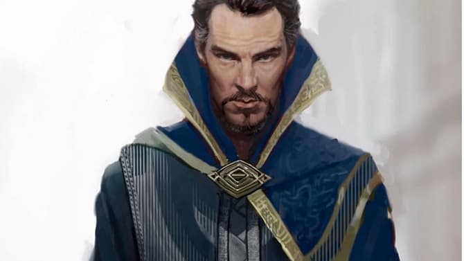 DOCTOR STRANGE Concept Art Gives The Sorcerer Supreme A Brilliant Blue Cloak Of Levitation