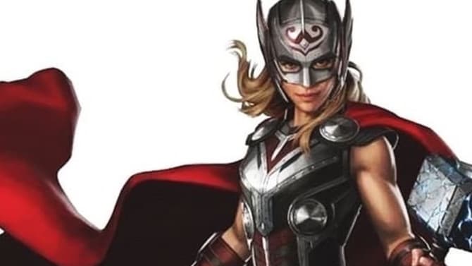 THOR: LOVE AND THUNDER Promo Art Gives Us Another Look At Natalie Portman's Mighty Thor