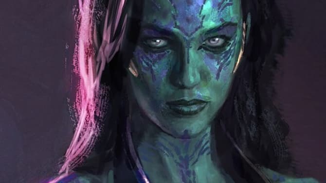 GUARDIANS OF THE GALAXY Concept Art Reveals Gamora's Original, Marvel Studios-Approved Design