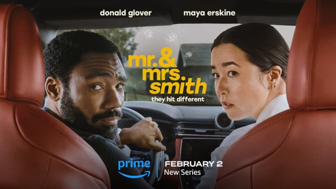 MR. & MRS. SMITH Trailer Sees Donald Glover & Maya Erskine Getting Intimately Explosive; More Cast Revealed