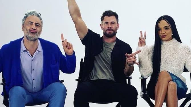 THOR: LOVE AND THUNDER Press Tour Officially Underway - Is That First Trailer Imminent?