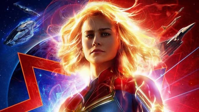 CAPTAIN MARVEL CCXP Poster Features Brie Larson's Carol Danvers Suited Up And Standing Tall