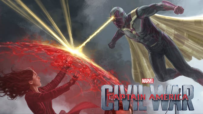 'Tony Stark,' 'Scarlet Witch,' & A Domesticated 'Vision' Await Their Fates In A New Still From CAPTAIN AMERICA: CIVIL WAR