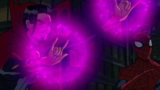 Spidey & Doctor Strange Team-Up In Clip From ULTIMATE SPIDER-MAN Season 4 Episode 3: &quot;Miles From Home&quot;