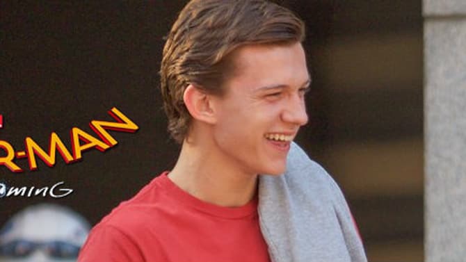 New SPIDER-MAN: HOMECOMING Set Pics Feature Peter Parker Chatting With Ned Leeds