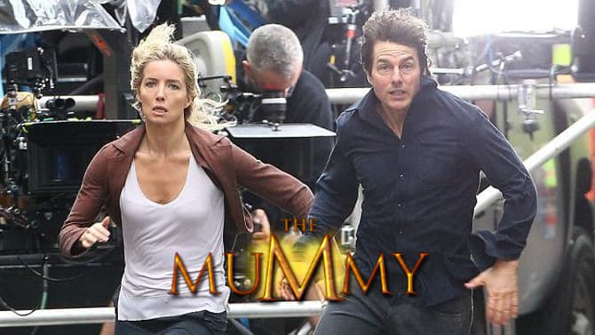 THE MUMMY Wraps Production; Tom Cruise & Annabelle Wallis Run Like Hell In New Set Video