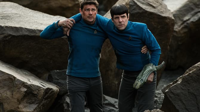 Spock & Bones Wander The Great Unknown In A New Clip From STAR TREK BEYOND