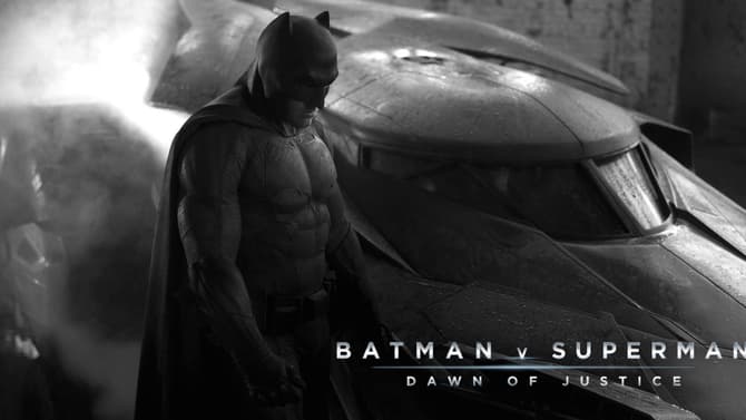 BATMAN V SUPERMAN: The Dark Knight Admires His Ride In Incredible New Behind-The-Scenes Images