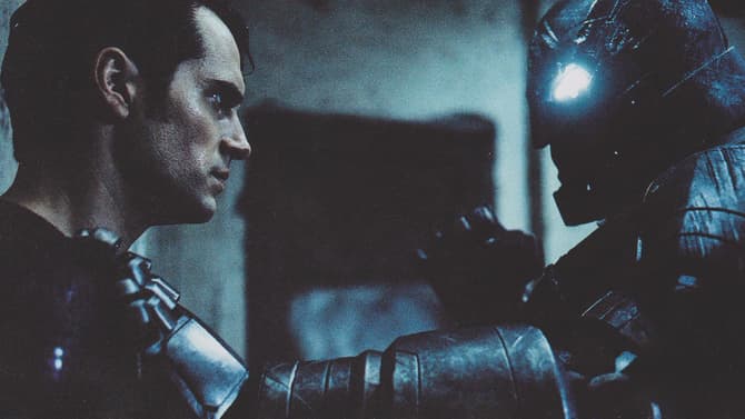 The Man Of Steel Leaps Into Action In New BTS Photo From The BATMAN V SUPERMAN Ultimate Edition