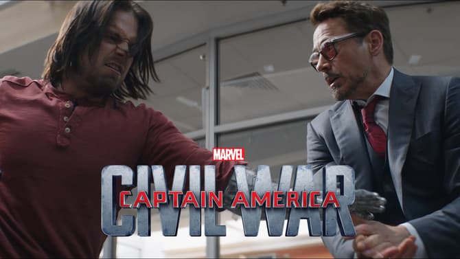 UPDATE: The 'Winter Soldier' Lays Waste To #TeamIronMan In Intense New Clip From CAPTAIN AMERICA: CIVIL WAR